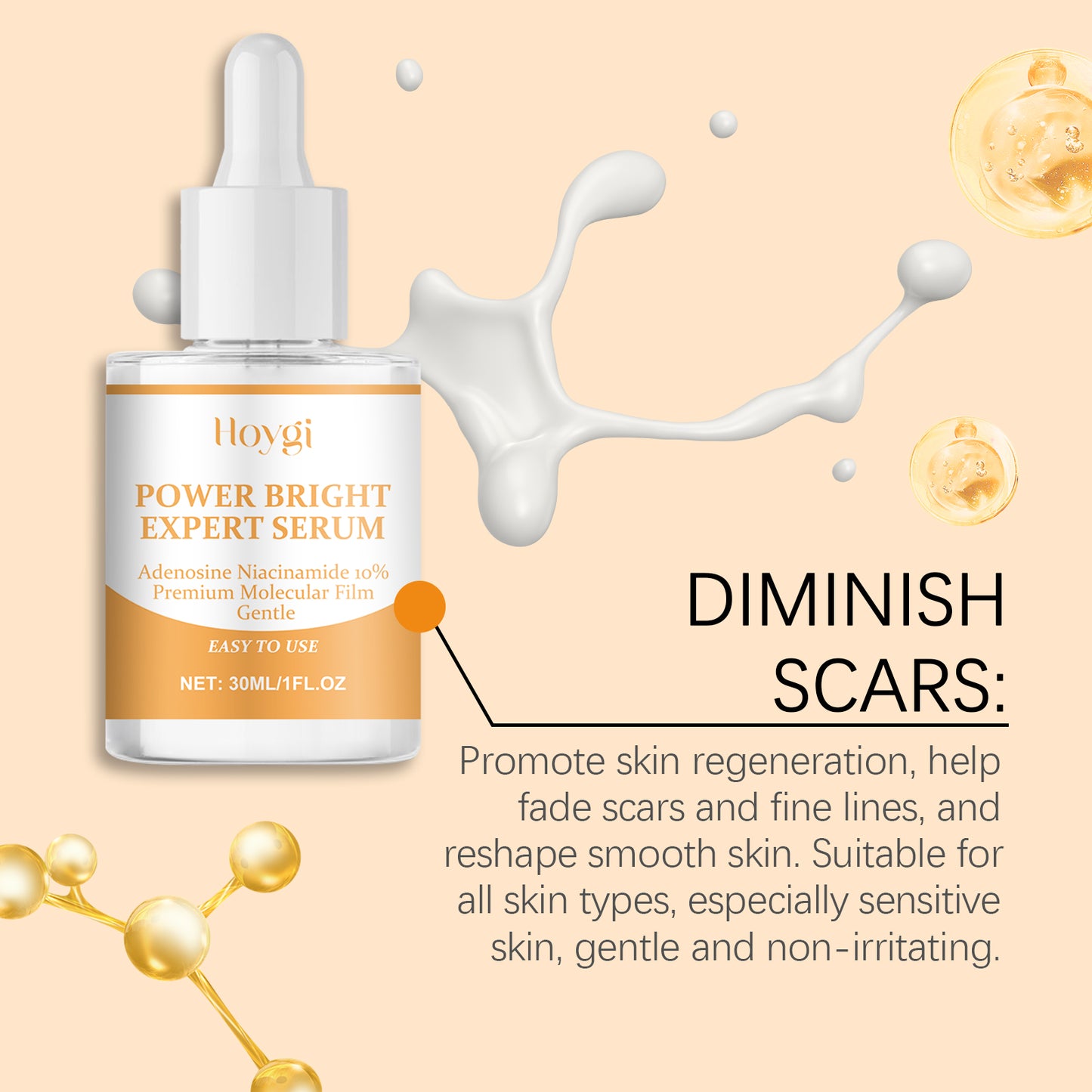 Propolis Facial Serum with Adenosine & Nicotinamide - 30ml