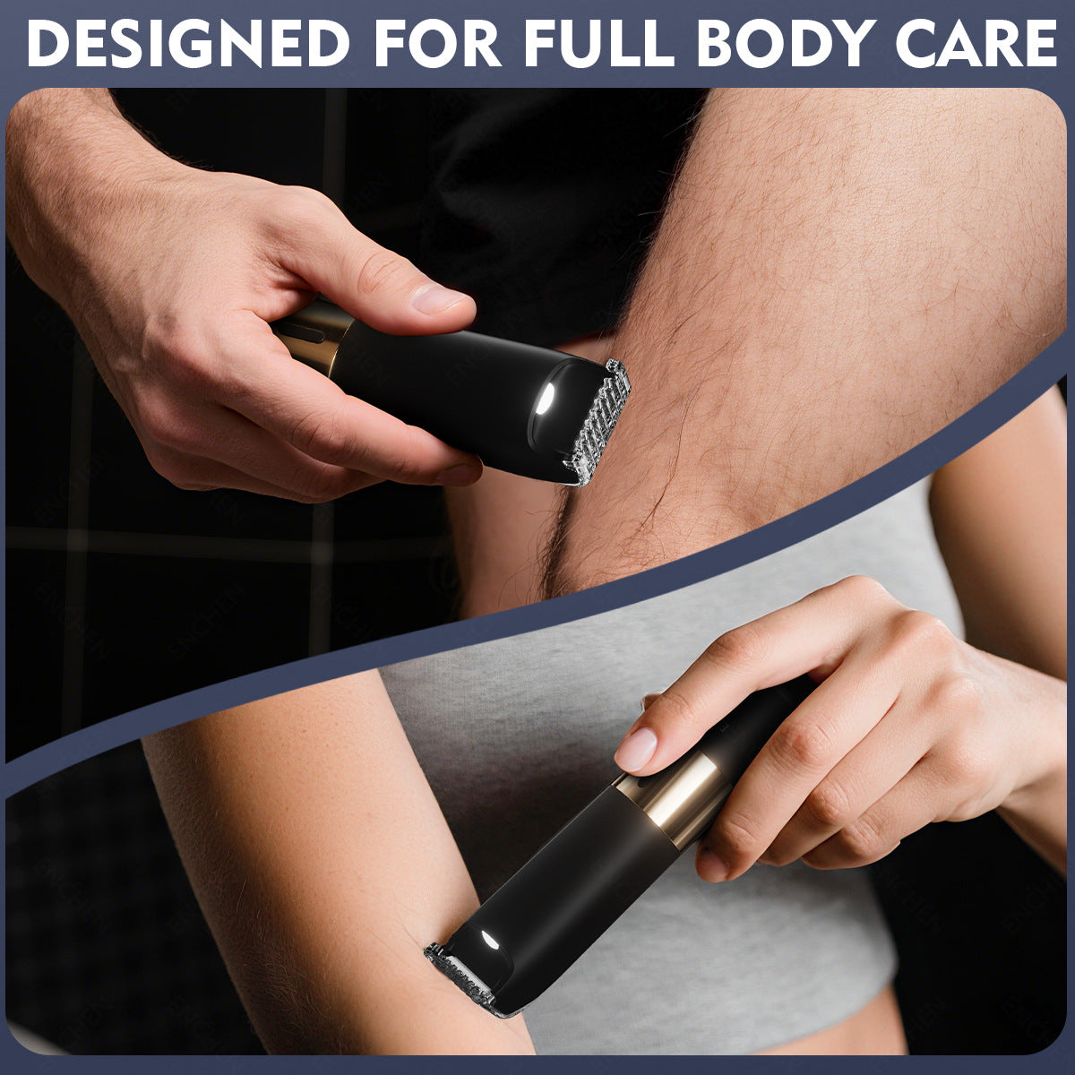 Rechargeable Electric Body Hair Trimmer & Shaver