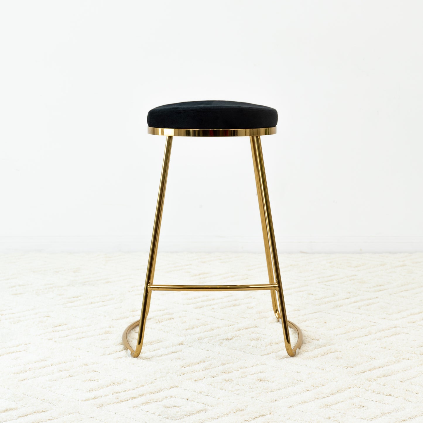 Jane 26 Mid-Century Modern Luxury Upholstered Stool