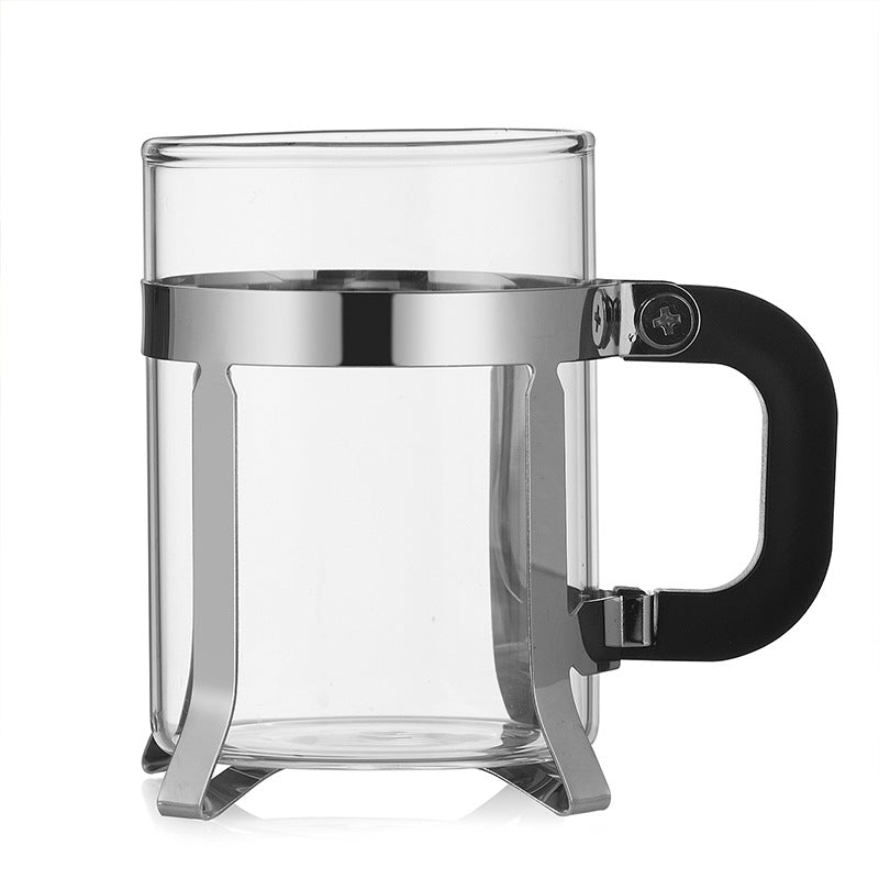 French Press Coffee Maker Borosilicate Glass 350ML-1000ML Household Filter Pot