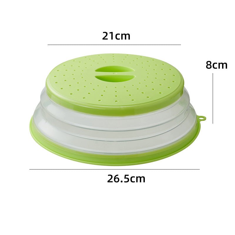 Microwave Splatter Cover Vented Food Guard with Hook Hole - Kitchen Gadget