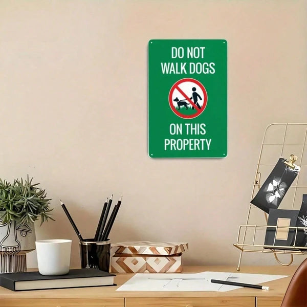 Metal Tin Wall Decoration Sign - 20x20 cm