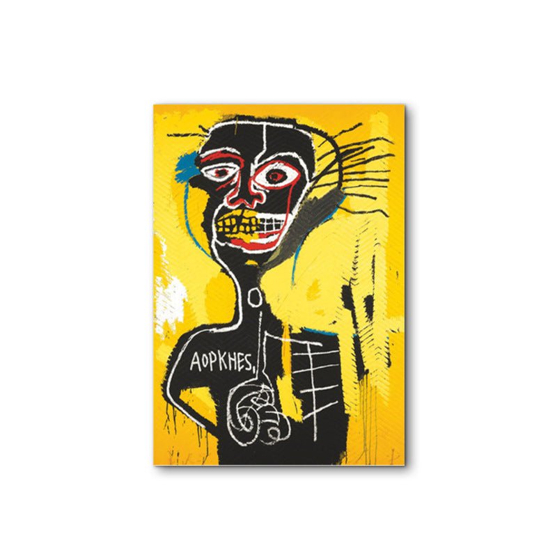 Abstract Graffiti Frameless Canvas Wall Art - Multiple Sizes & Styles