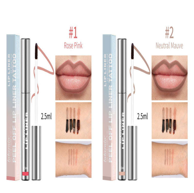 Matte Finish Lip Liner Stain - Long-Lasting Waterproof Lip Color
