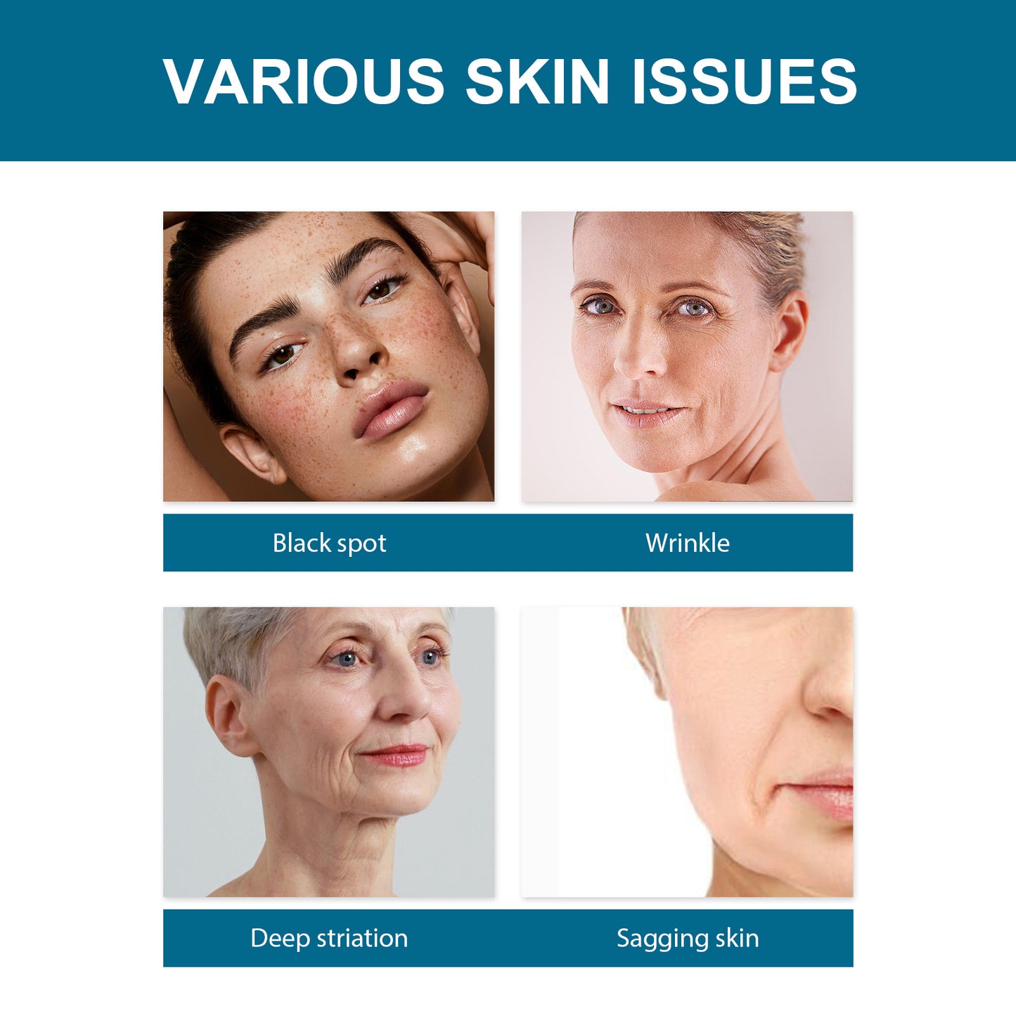 Collagen Firming Face Serum - Anti-Aging Hydrating Essence with Hyaluronic Acid