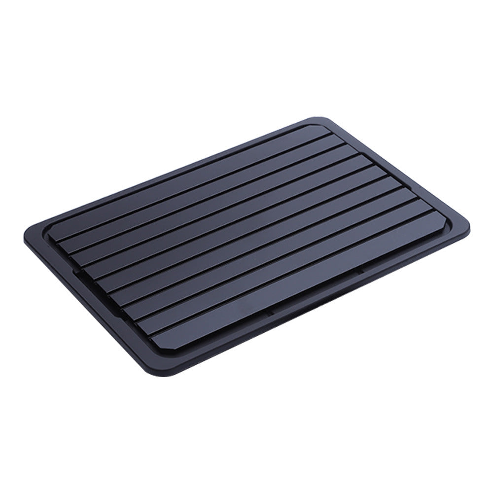 Aluminum Thawing Plate for Kitchen - Quick Food Defrosting Surface, 35.5x20.5cm
