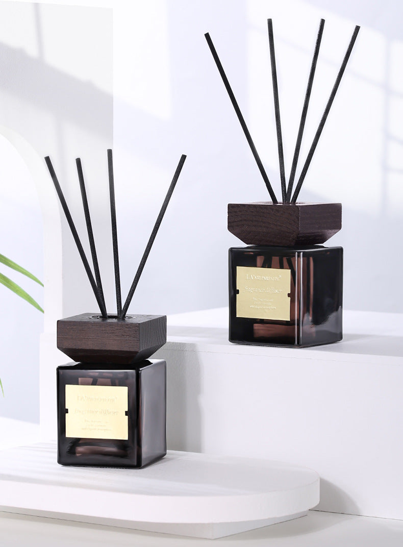 Reed Diffuser with Essential Oil – 100ml Wooden Lid