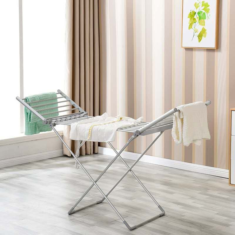Electric Clothes Dryer Hanger - Floor-Standing Laundry Rack with Touchscreen