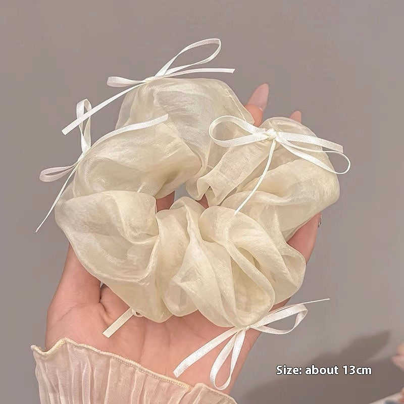 Summer Sweet Lace Scrunchie Hair Tie - Elegant Floral Hair Accessory