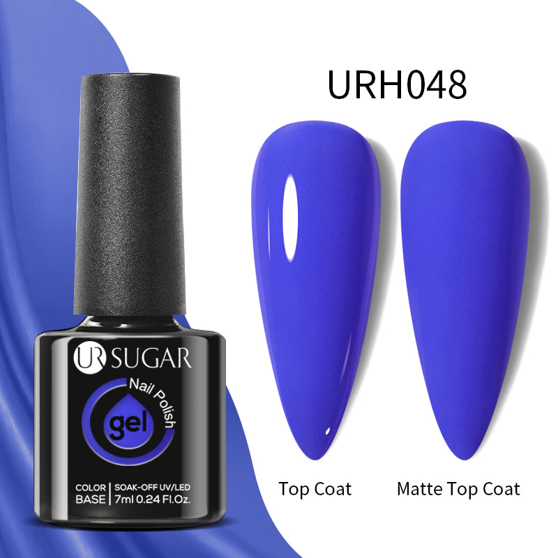 Matte Klein Blue Gel Nail Polish - 7ml UV & LED Safe Nail Art