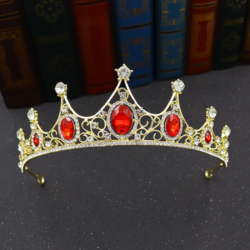 Vintage Baroque Alloy Crown Headband