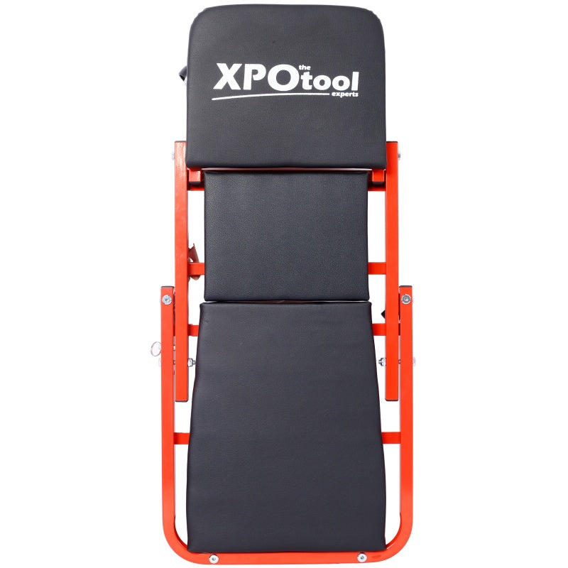 36-Inch Mechanic Creeper Seat - 2-in-1 Garage Tool, Supports 300 Lb, Red