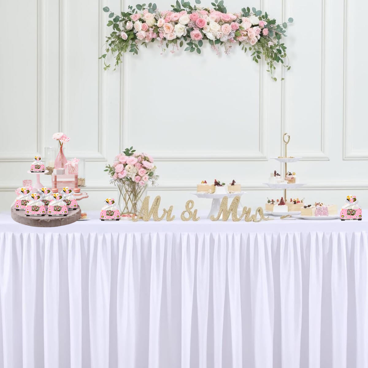 20-Pack Pink Wedding Party Favor Treat Boxes - 10x8x4.5cm