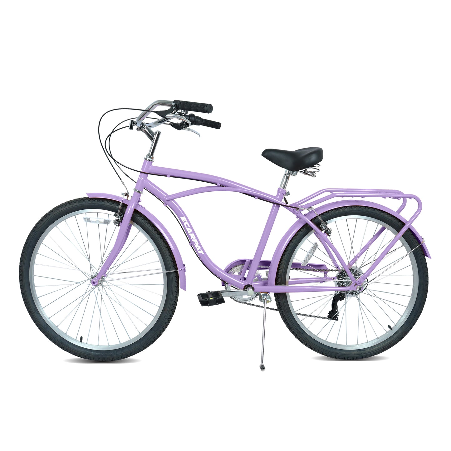 26-Inch 7-Speed Beach Cruiser Bike for Men & Women - Multiple Colors