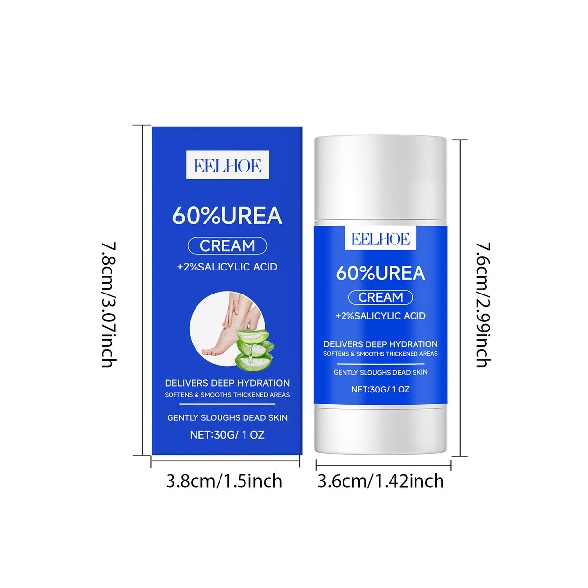 Urea Foot Care Stick - 30g Moisturizing Balm
