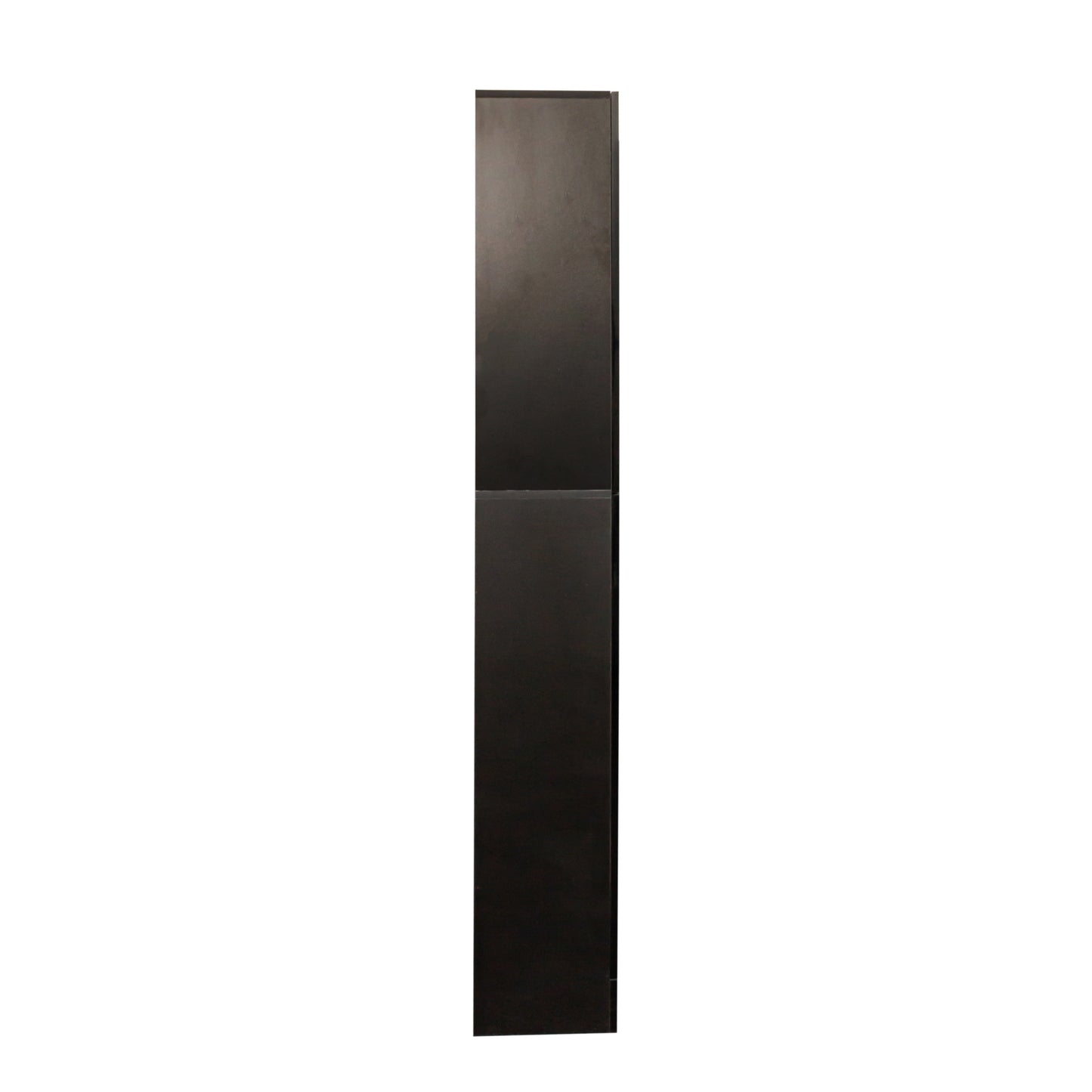 Freestanding Storage Cabinet with Adjustable Shelves - Black
