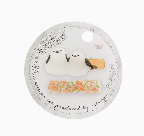 Animal Hair Clips Set - Alloy Barrettes (2 Pack)