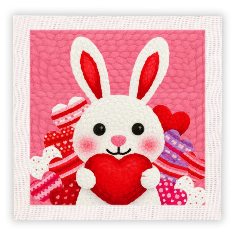 Handmade Embroidery Floral and Animal Wall Art - Creative Gift