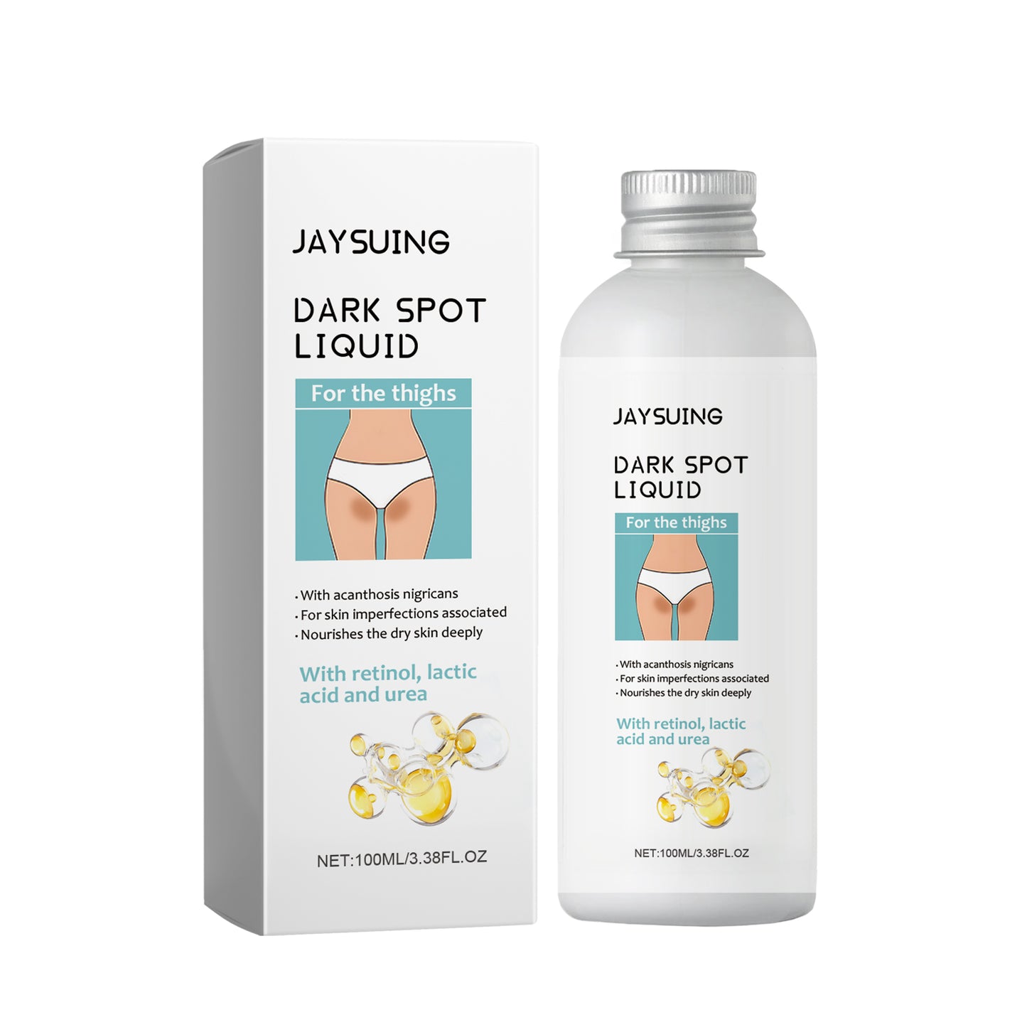 Leg Beauty Lotion with Retinol & Lactic Acid - Brightening Body Cream 100ml