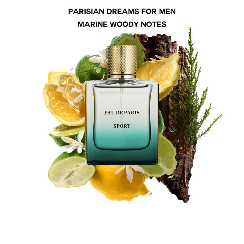 Sport Men's Eau de Toilette - 50ml Marine Woody Fragrance