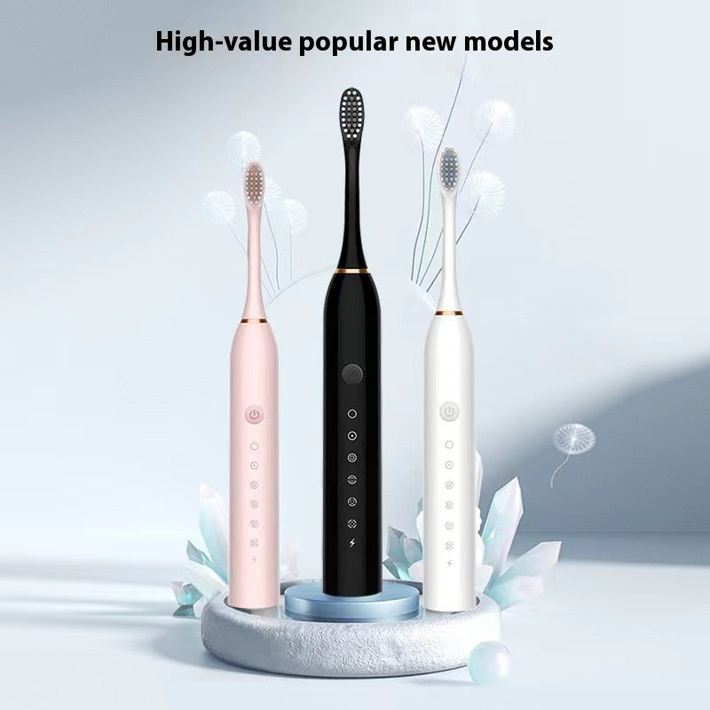 Rechargeable Electric Toothbrush Set with Soft Bristles Waterproof Portable Oral Care