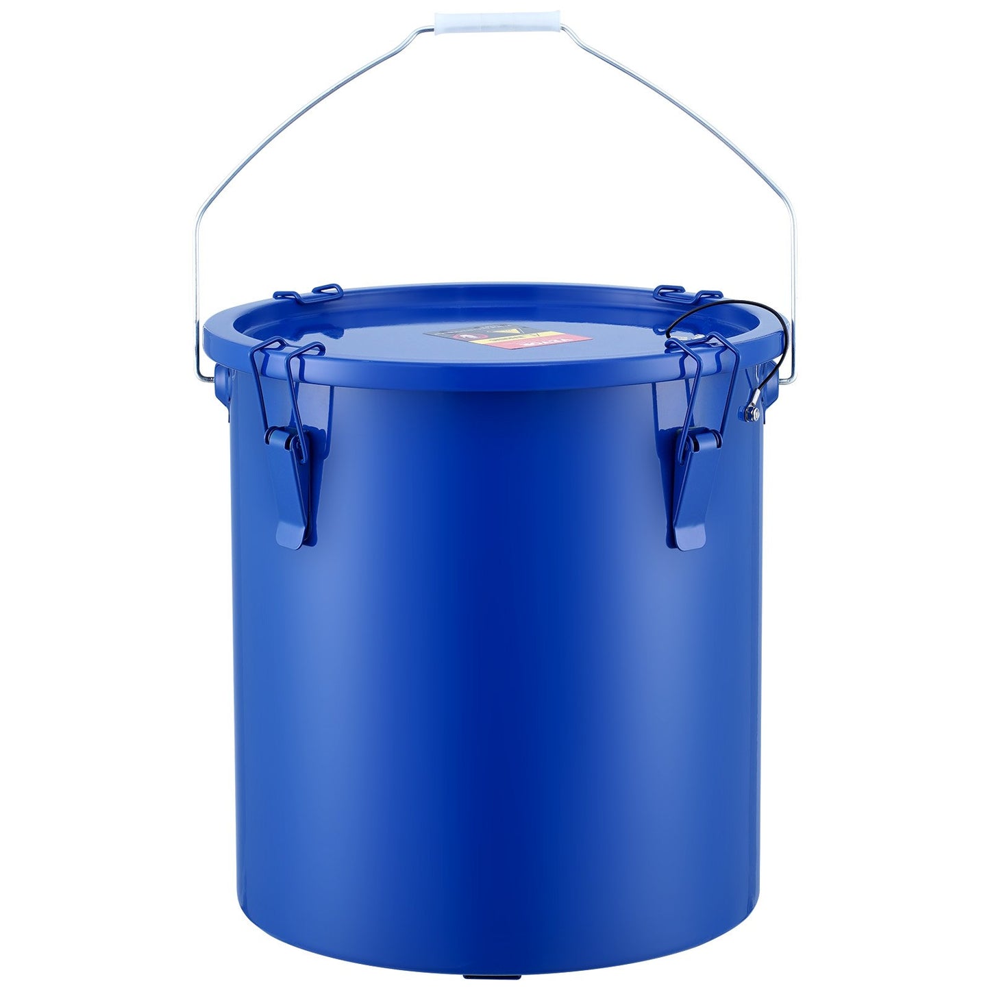 6-Gallon Fryer Grease Bucket with Lid & Filter Bag - Blue