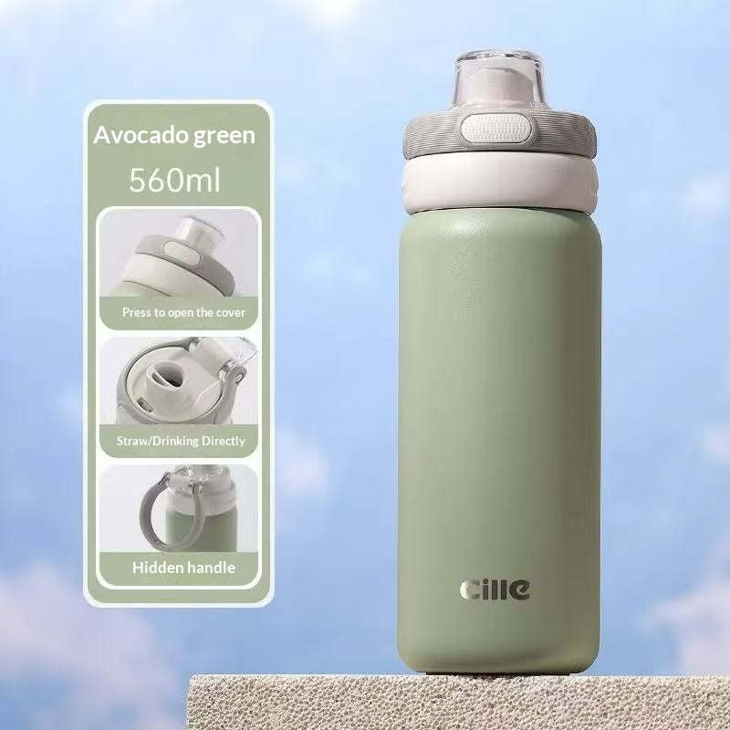 Insulated Stainless Steel Tumbler Cup for Kids & Students - Portable & Heat Retaining