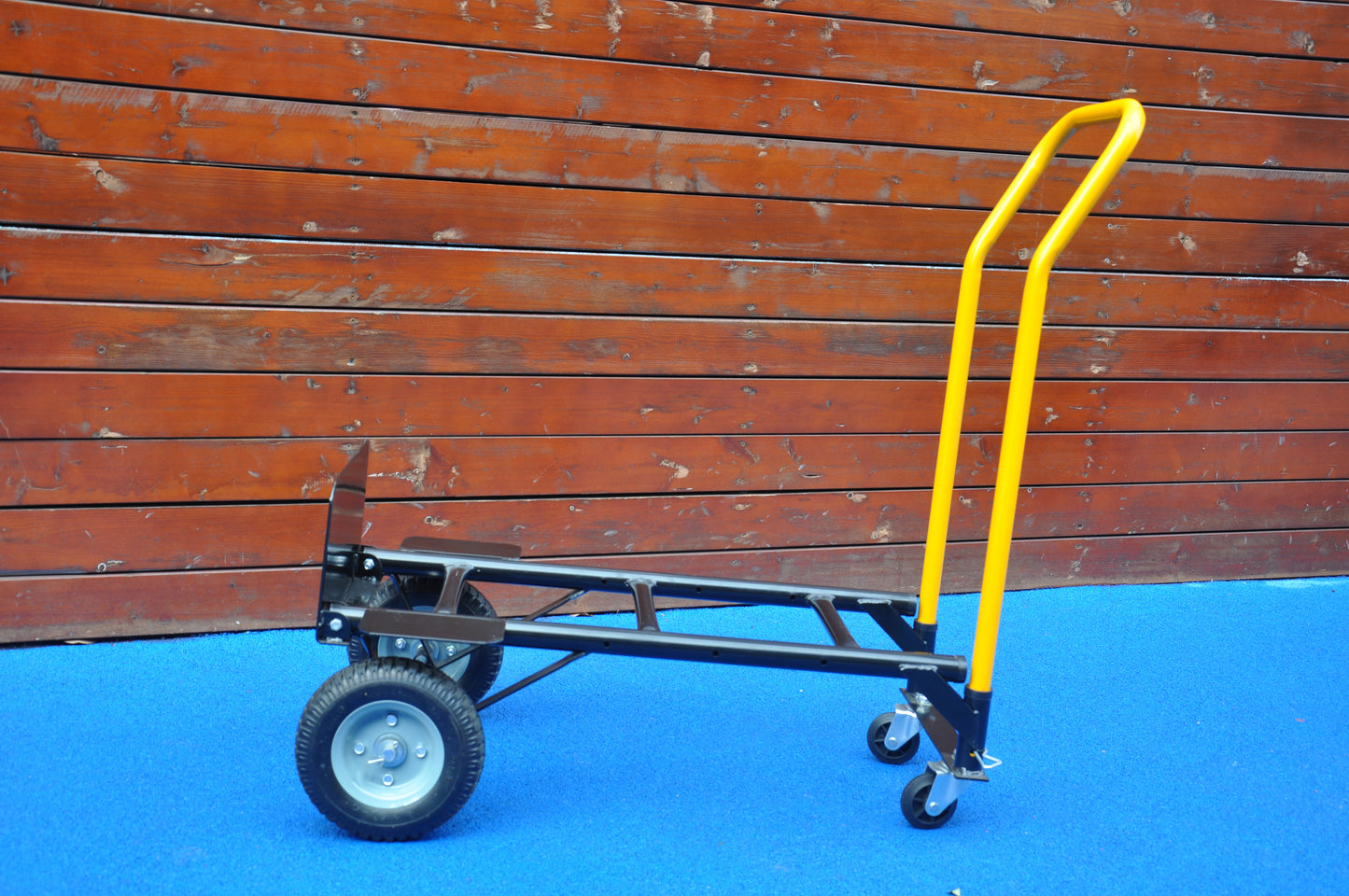 Heavy Duty Dual Purpose Hand Truck & Platform Cart - Black