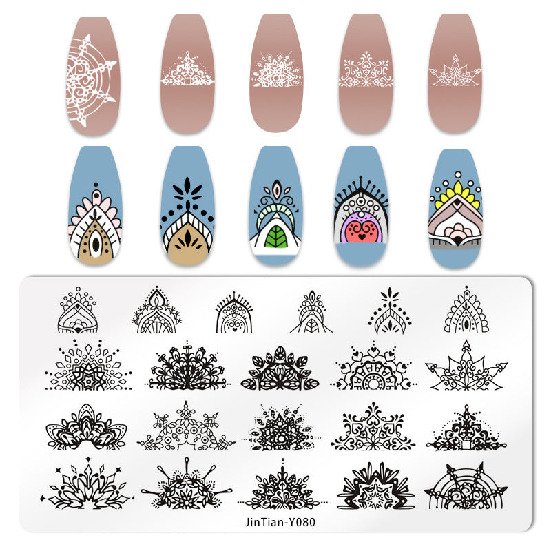 Nail Stamping Plate - Japanese Print Design