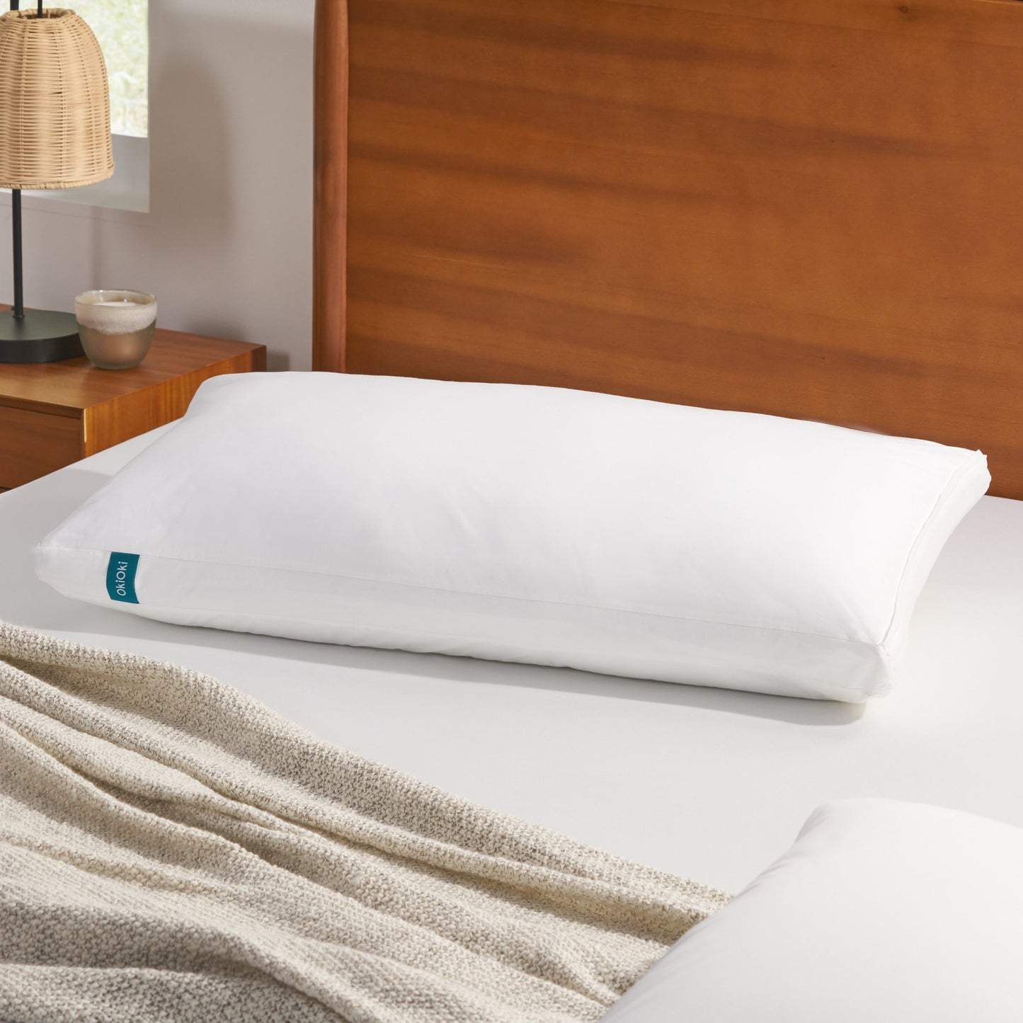 Hypoallergenic Bed Pillow - White, 28x20x8 Inches