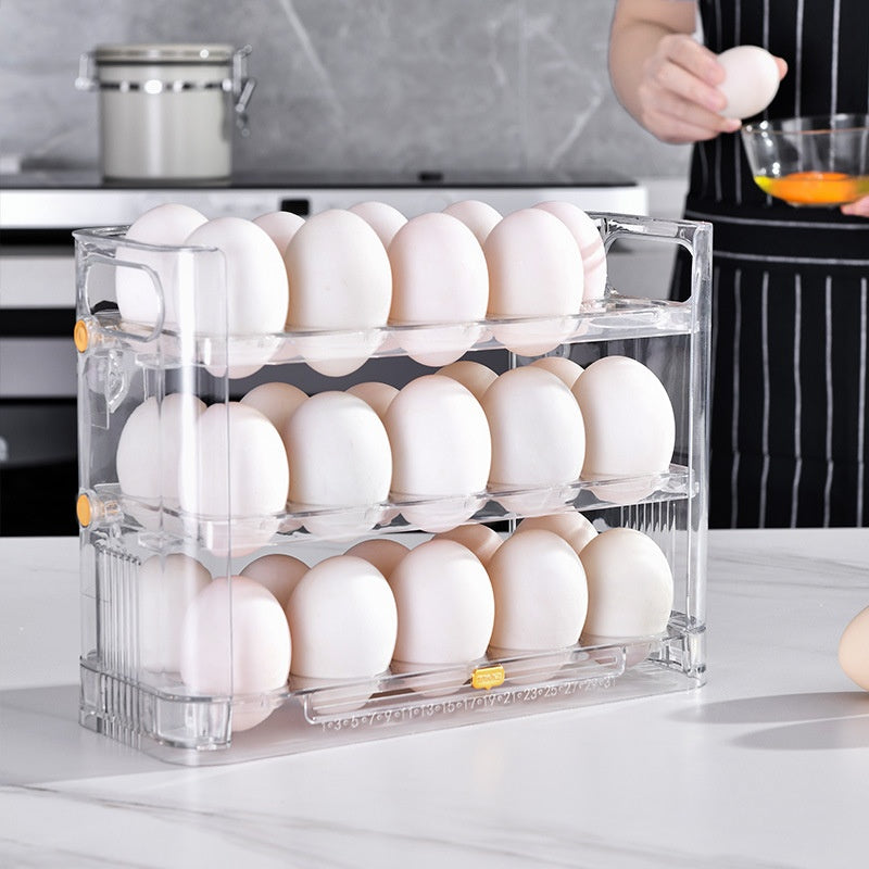 Kitchen Egg Storage Box - Food Preservation Container with Multiple Colors