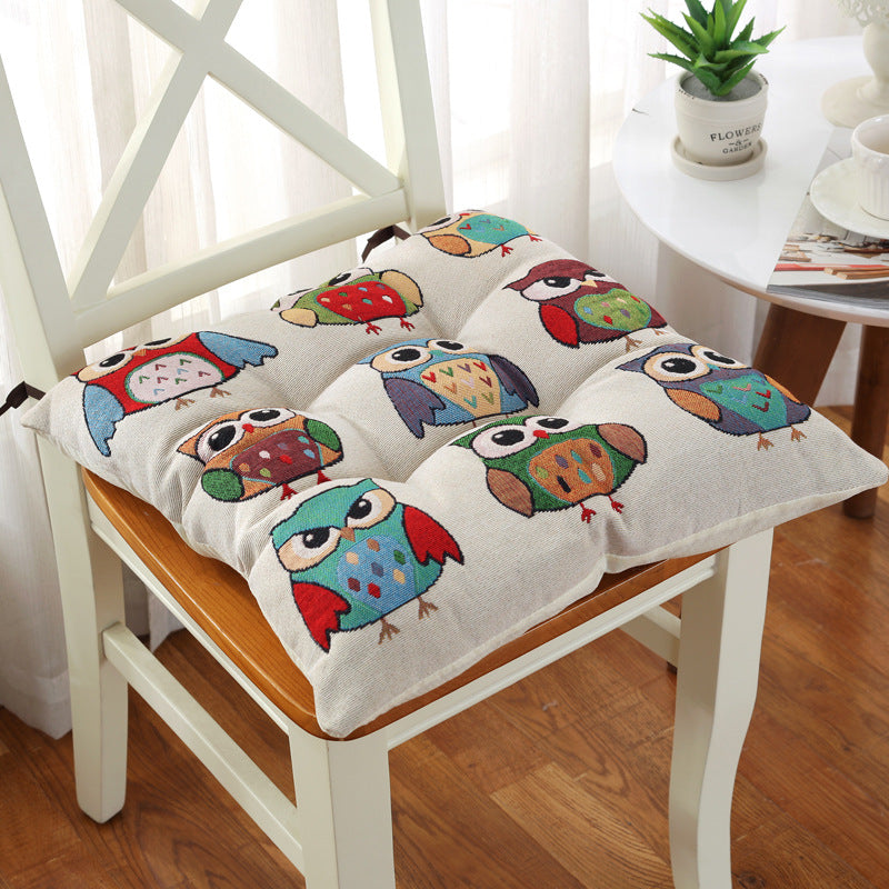 Thickened Non-Slip Chair Cushion for Dining & Kids Chairs - Solid Wood Stool Seat Pad