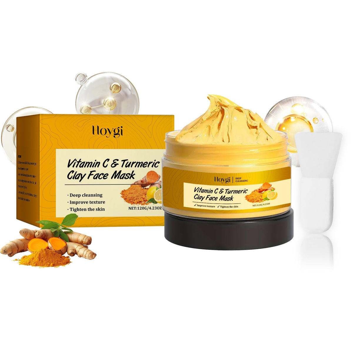 Clay Face Mask for Skin Detox and Purification - 120g