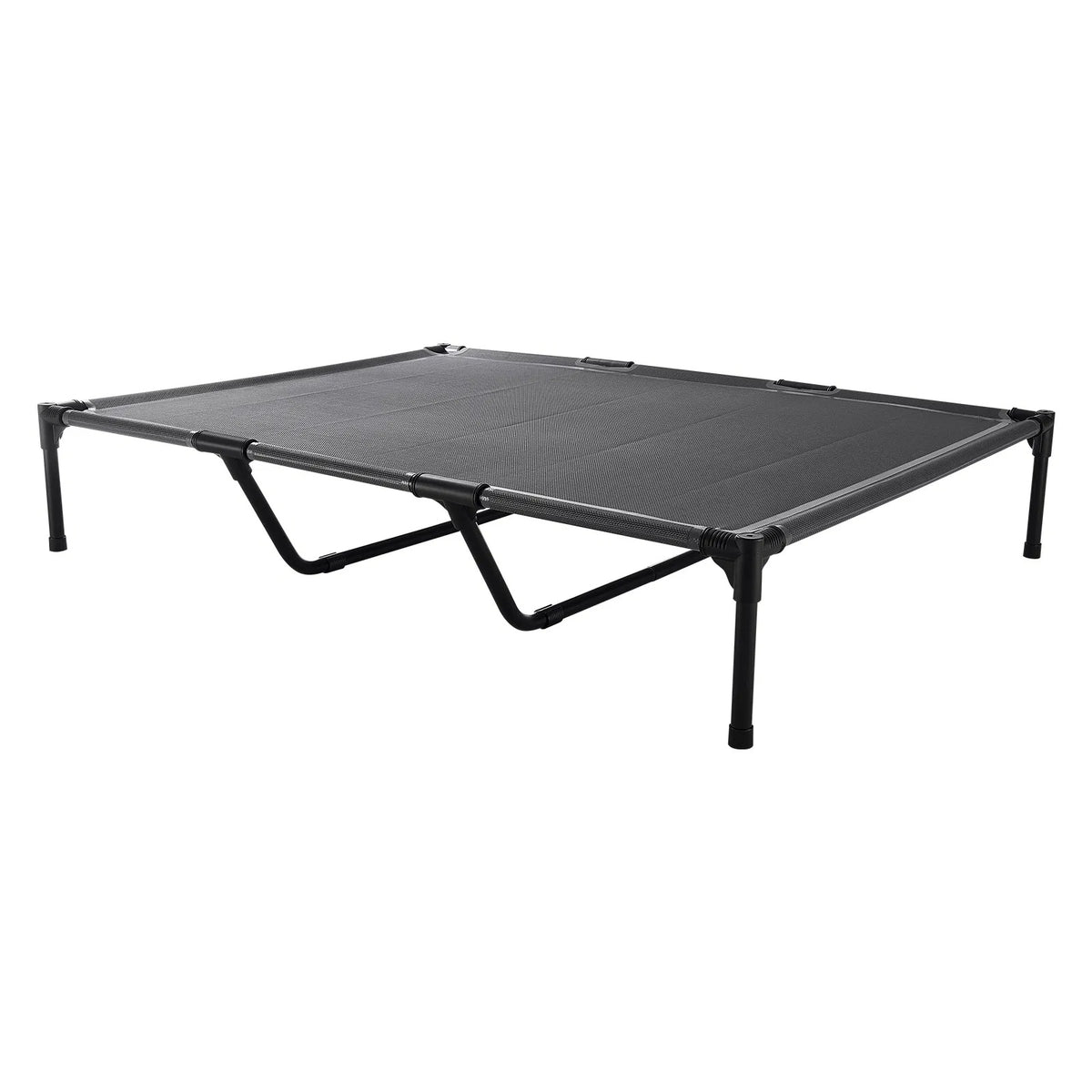 Large Elevated Dog Bed with Steel Frame & Breathable Mesh - Indoor & Outdoor
