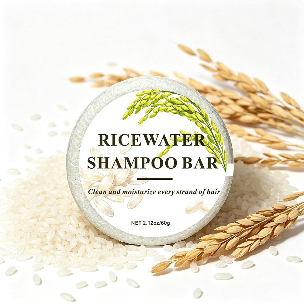 Rice Shampoo Bar 60g - Gentle Hair & Body Care