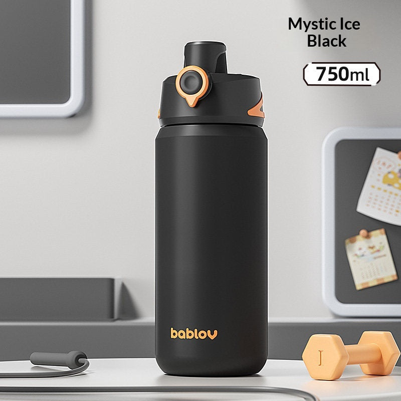 Large-Capacity Portable Stainless Steel Water Bottle - Insulated Drinkware