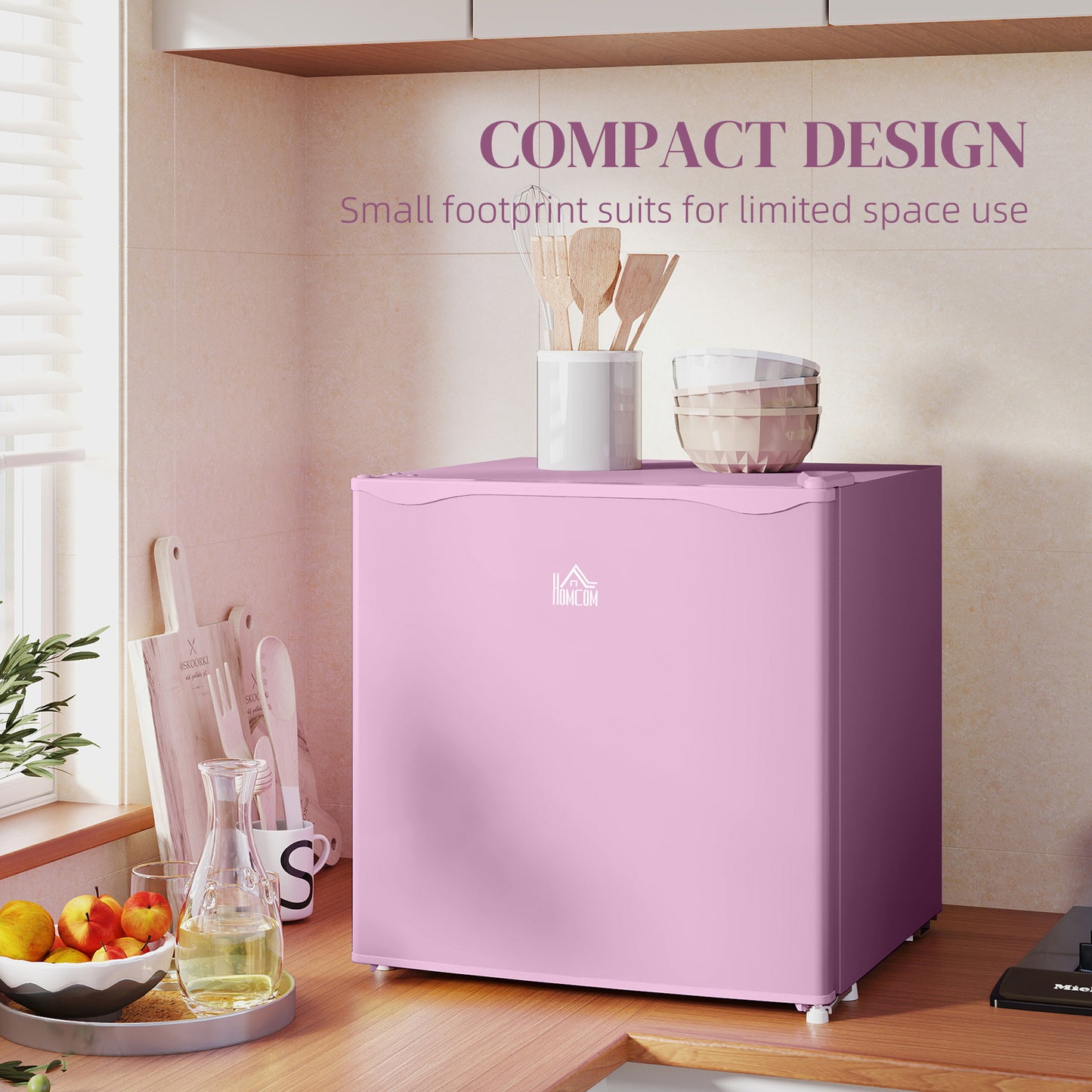 Mini Freezer 1.1 Cu.Ft Compact Upright Freezer with Removable Shelves - Pink