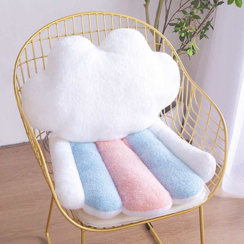 Office Long Sitting Waist Cushion - Comfortable Plush Support, 75x50cm