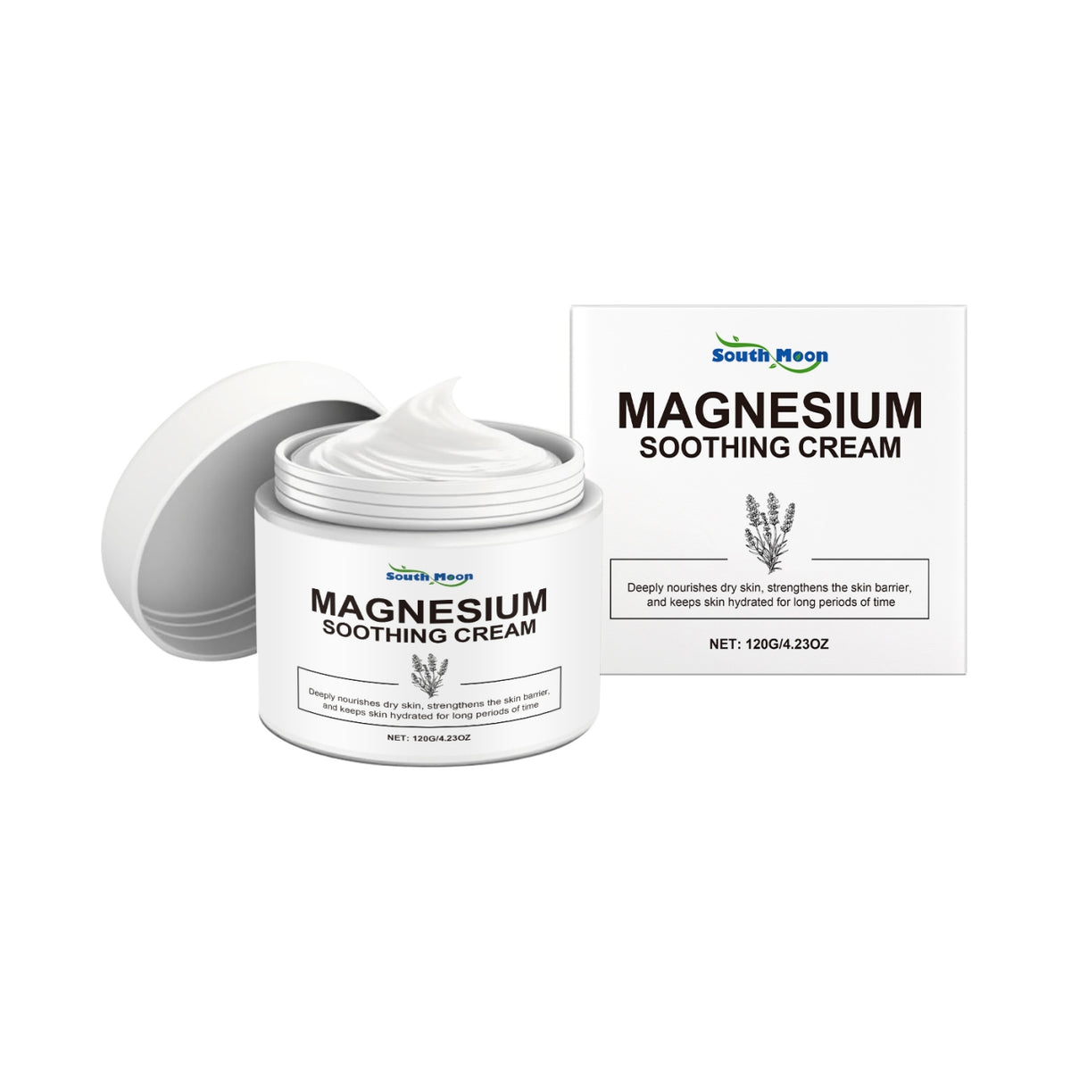 Moisturizing Soothing Skin Cream with Aloe & Lavender - 120G