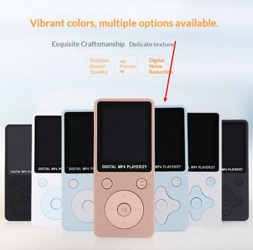 Ultra-Thin MP4 Player with 1.8-inch Screen, FM Radio & Voice Recording