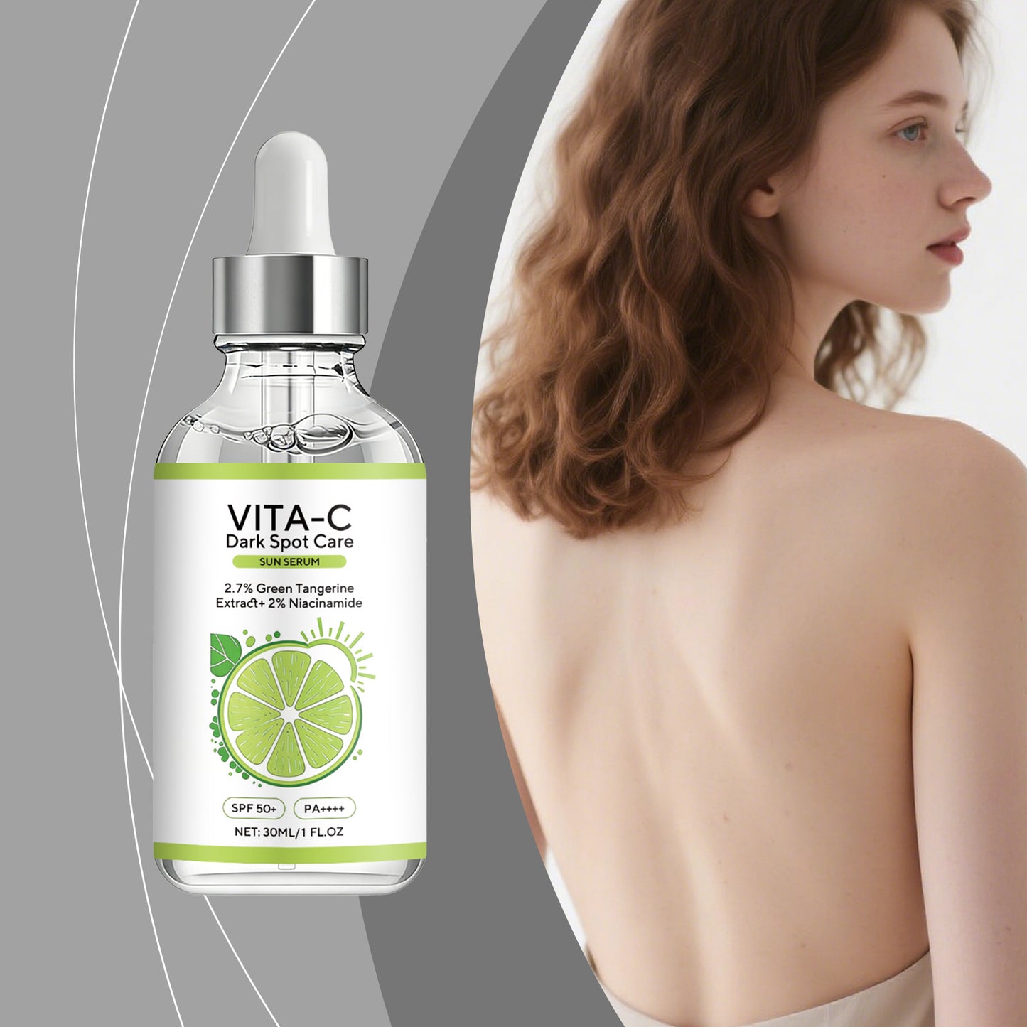 Lime-Infused Brightening Sunscreen, 30ml - Skin Care with Vitamin C