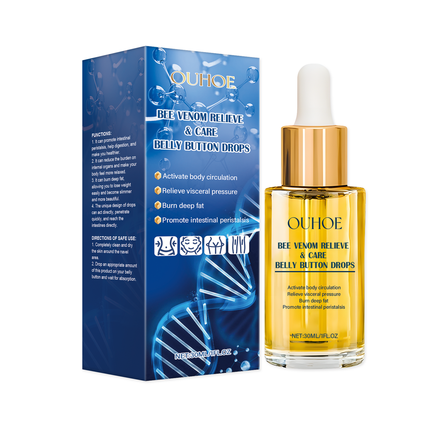 Firming Body Care Essence with Peppermint & Black Pepper Extract - 30ml