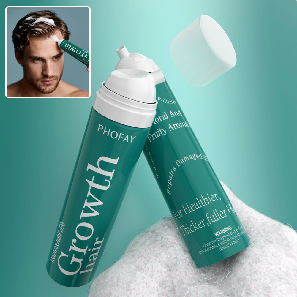 Minoxidil Anti-Hair Loss Mousse for Scalp and Hair Regrowth