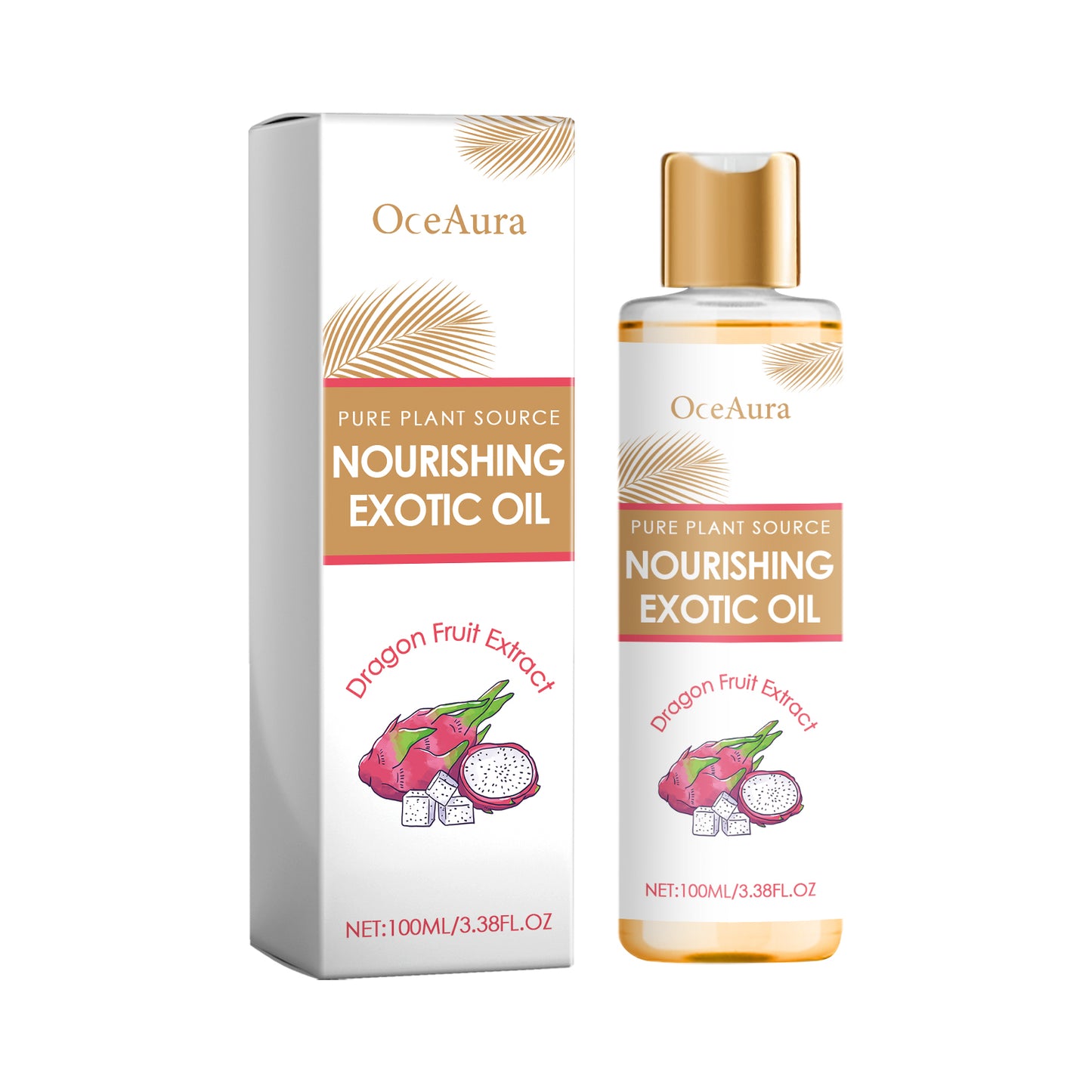 Exotic Nourishing Body Oil - 100ml Fractionated Coconut Oil Moisturizer