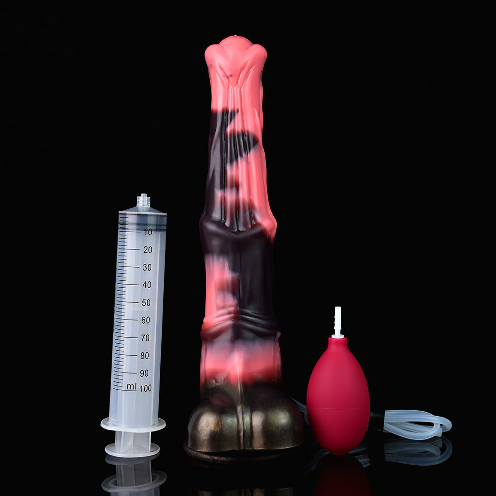 Anal and Vaginal Cleaning Device - Silicone Masturbation Toy for Adults