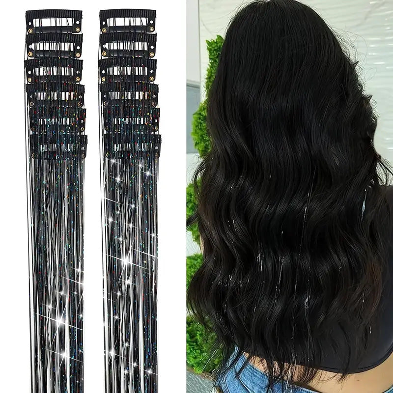 Colorful Seamless Hair Extensions - Multiple Colors