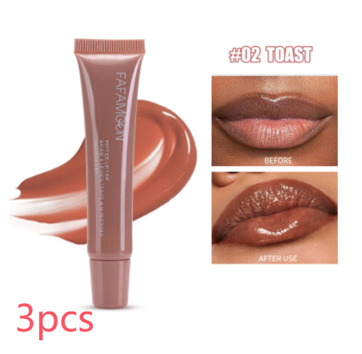 Glossy Mirror Lip Glaze - Long-Lasting Waterproof Liquid Lipstick