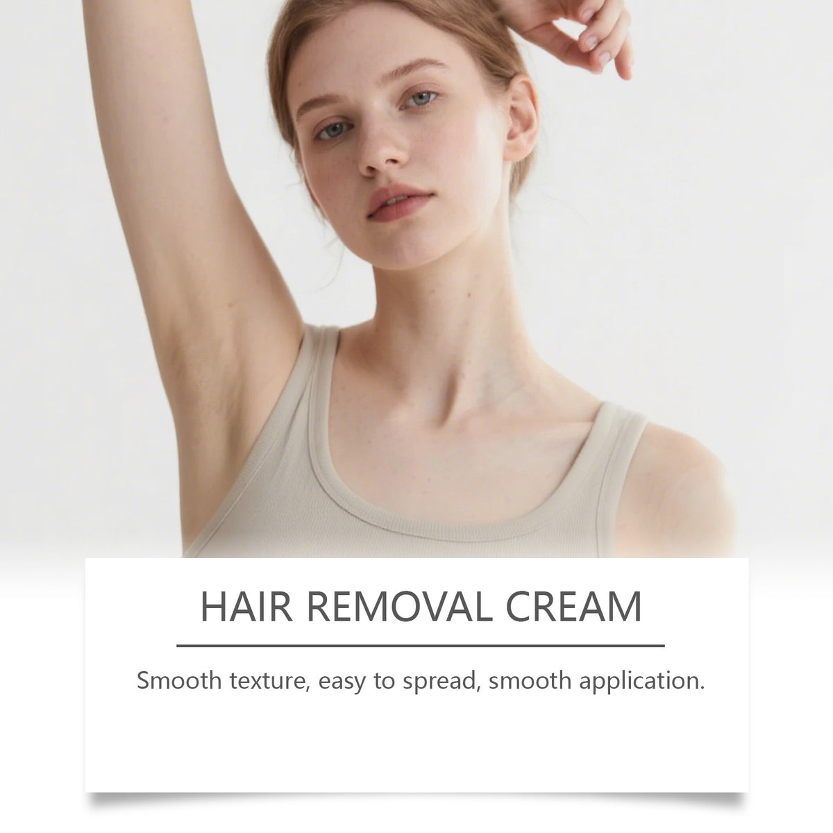 Aloe Hair Removal Cream 120G with Scraper - Gentle & Comfortable Body Care