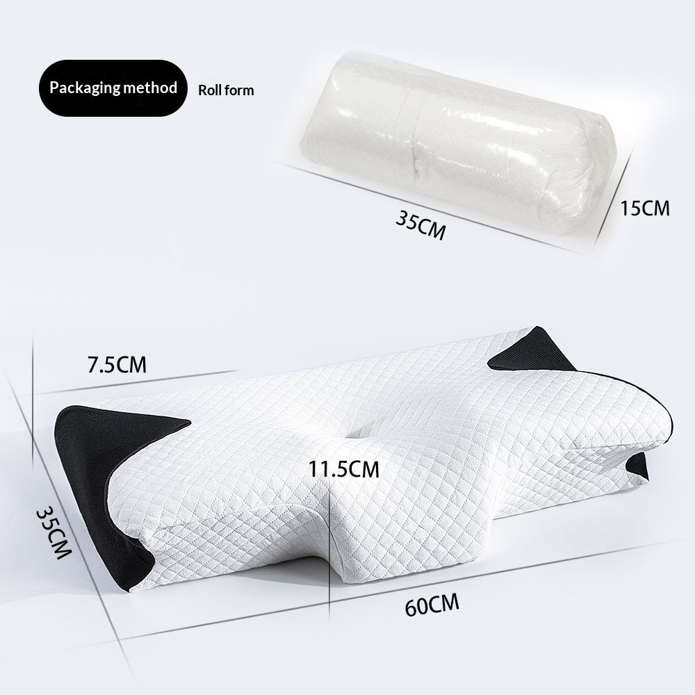 Butterfly-Shaped Memory Foam Pillow with Removable Cover for Home & Decor