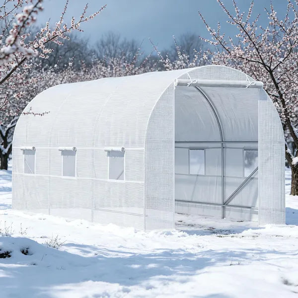 Extra-Large Walk-In Tunnel Greenhouse for Year-Round Gardening